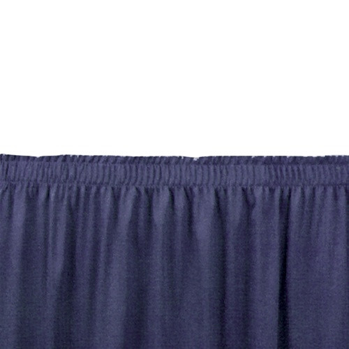 NPS Shirred-Pleat Skirting for 8 inch H Stage (National Public Seating NPS-SS8)