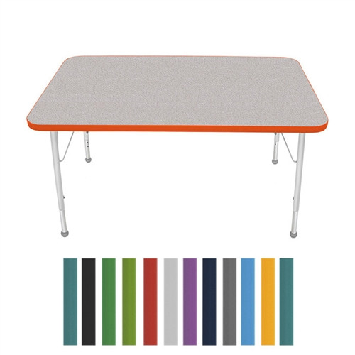 Mahar Creative Colors Small Rectangle Creative Colors Activity Table with Heavy