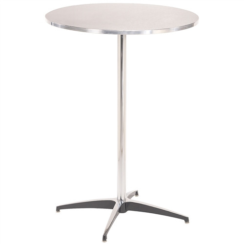 AmTab Caf Table - Aluminum Base - Round - 30" Diameter x 36"H (AmTab AMT-CTR3036