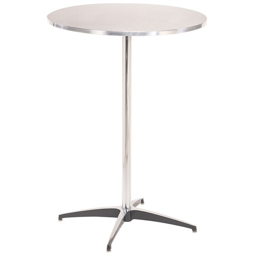 AmTab Caf Table - Aluminum Base - Round - 30" Diameter x 30"H (AmTab AMT-CTR3030