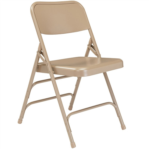 NPS Premium All Triple Brace Double Hinge Steel Folding Chair (National Public S