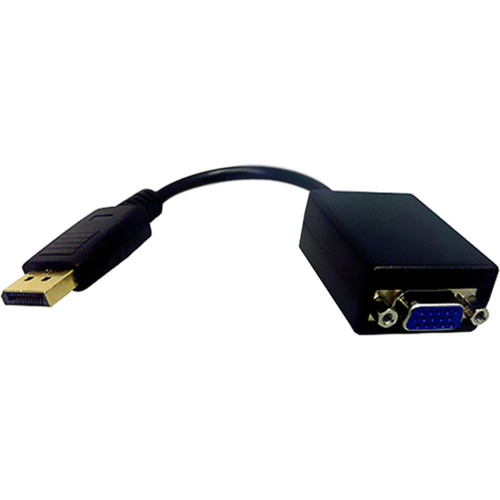 Comprehensive DisplayPort Male To VGA Female Adapter Cable - 8" DisplayPort/VGA