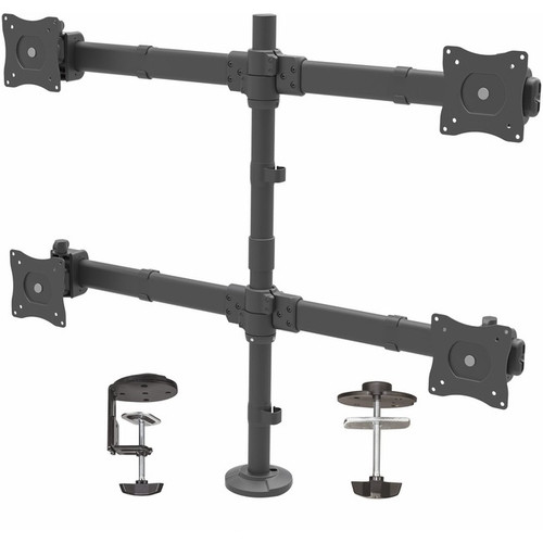 StarTech.com Desk Mount Quad Monitor Arm, 4 VESA Displays up to 27" (17.6lb/8kg)