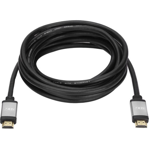 SIIG 4K High Speed HDMI Cable - 12ft - 12 ft HDMI A/V Cable for Audio/Video Devi
