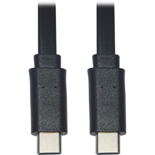 Eaton Tripp Lite Series USB-C Flat Cable (M/M), USB 2.0, Black, 6 ft. (1.83 m) -