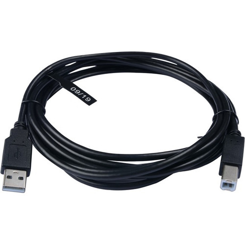 V7 Black USB Cable USB 2.0 A Male to USB 2.0 B Male 3m 10ft - 9.84 ft USB Data T