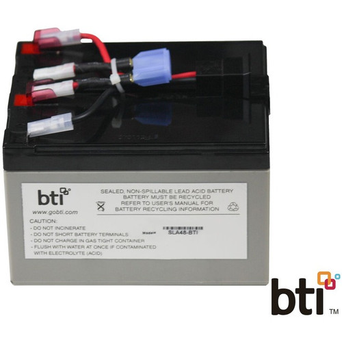 BTI Replacement Battery RBC48 for APC - UPS Battery - Lead Acid - Compatible wit