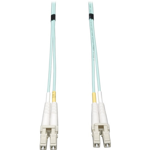 Tripp Lite 0.5M 10Gb Duplex Multimode 50/125 OM3 LSZH Fiber Cable LC/LC Aqua - F