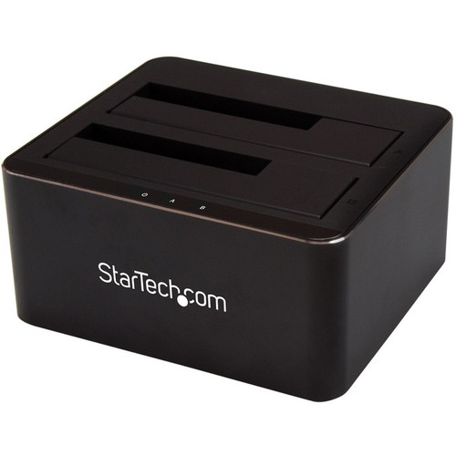 StarTech.com Dual-Bay USB 3.0 to SATA Hard Drive Docking Station, 2.5/3.5" SATA