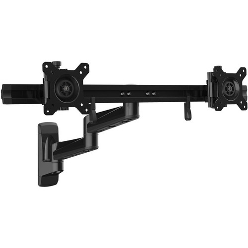 StarTech.com Wall Mount Dual Monitor Arm, Articulating Ergonomic VESA Wall Mount