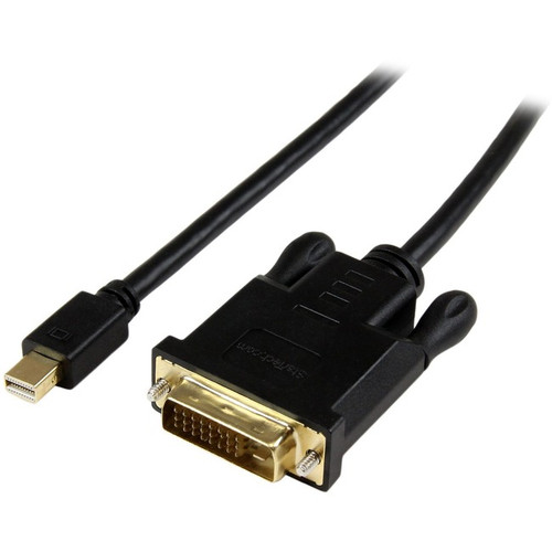 StarTech.com 3ft Mini DisplayPort to DVI Cable, Active Mini DP to DVI-D Adapter/