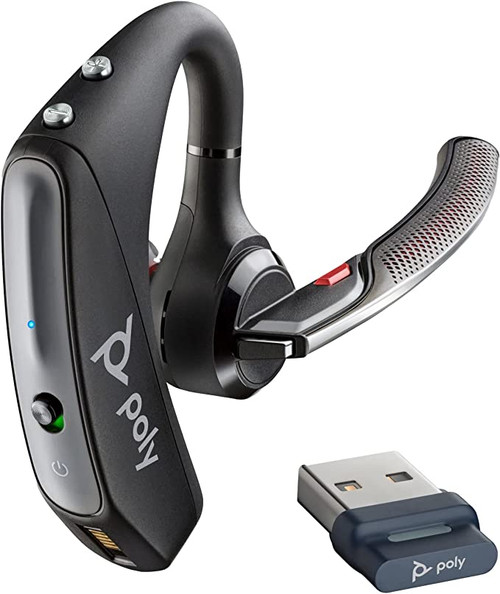 Poly Voyager 5200 UC Earset - Alexa - Mono - Wireless - Bluetooth - 98.4 ft - 16