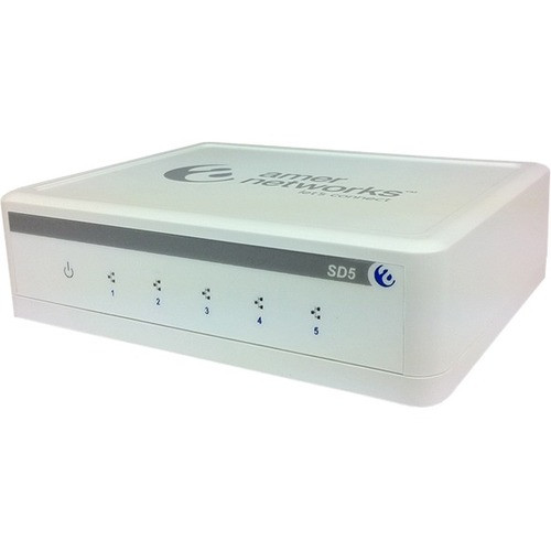 Amer SD5 Ethernet Switch - 5 Ports - Fast Ethernet - 10/100Base-TX - 2 Layer Sup