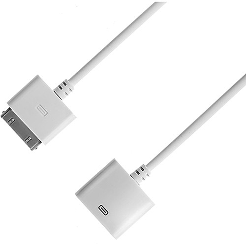 4XEM 30-Pin Dock Extension Cable (17 Core) for iPhone/iPad/iPod - Proprietary fo