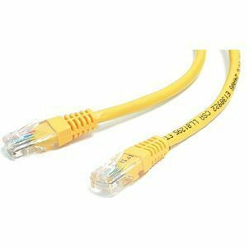 StarTech.com 1 ft Yellow Molded Cat5e UTP Patch Cable - Make Fast Ethernet netwo