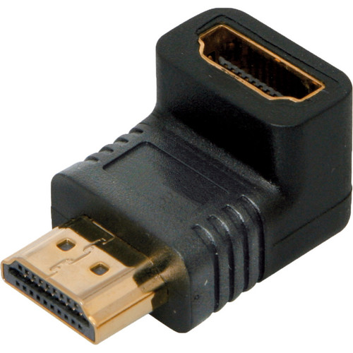 4XEM 90 Degree HDMI A Male To HDMI A Female Adapter - 1 Pack - 1 x 19-pin HDMI (