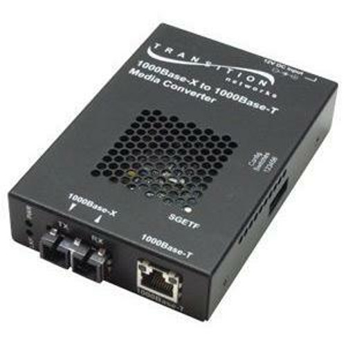 Transition Networks SGETF1014-110 Gigabit Ethernet Media Converter - 1 x RJ-45 ,