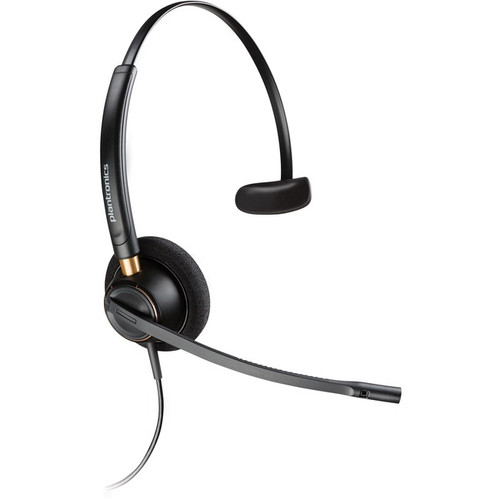 Plantronics Over-the-head Monaural Corded Headset - Mono - Wired - Over-the-head