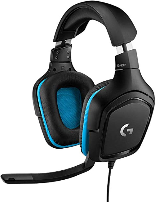 Logitech G432 7.1 Surround Sound Gaming Headset - Stereo - Mini-phone (3.5mm), U