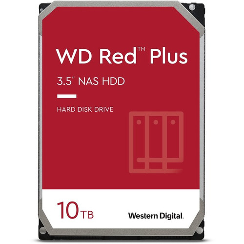 Western Digital Red Plus WD101EFBX 10 TB Hard Drive - 3.5" Internal - SATA (SATA