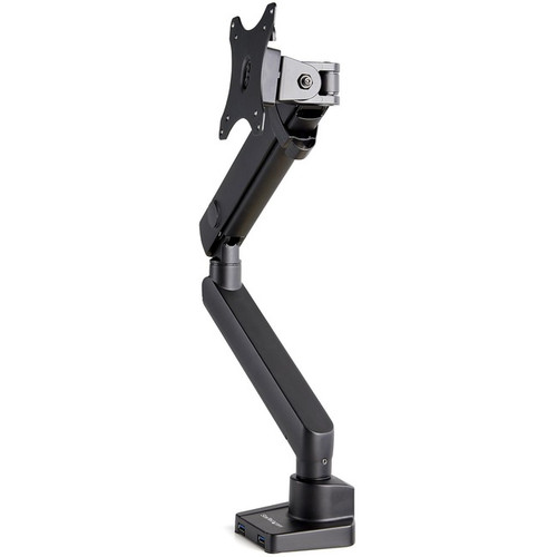 StarTech.com Desk Mount Monitor Arm with 2x USB 3.0 ports, Slim Single Monitor V