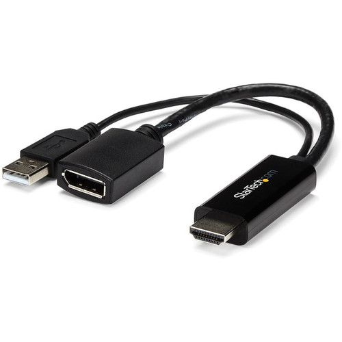 StarTech.com HDMI to DisplayPort Adapter - 4K 30Hz - HDMI to DisplayPort Convert