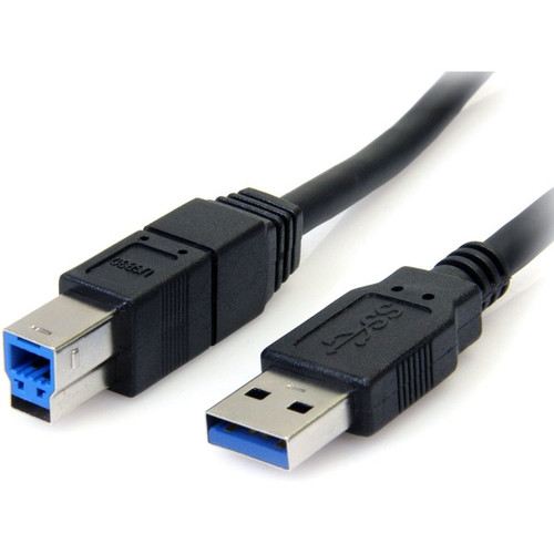 StarTech.com 6 ft Black SuperSpeed USB 3.0 (5Gbps) Cable A to B - M/M - Connect