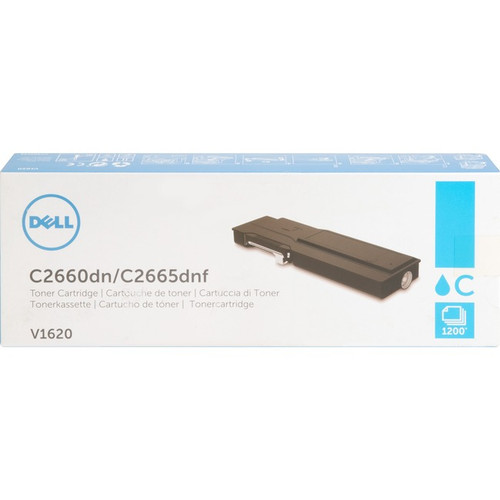 Dell Original High Yield Laser Toner Cartridge - Cyan - 1 Each - 1200 Pages