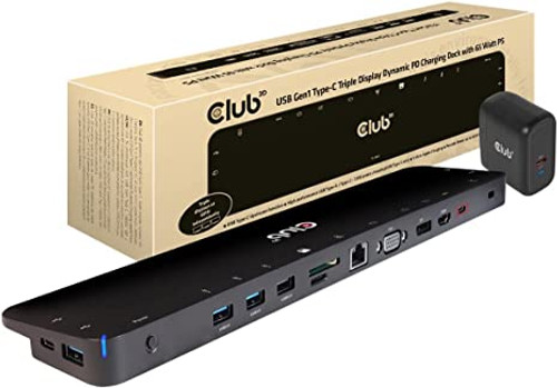 Club 3D CSV-1564W65 Docking Station - for Notebook/Tablet/Monitor/Workstation/De