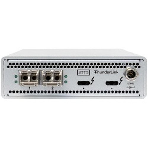 ATTO ThunderLink N3 3102 (SFP+) - Thunderbolt 3 - 2 Port(s) - Optical Fiber - 10