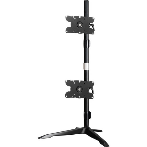 Amer Dual Monitor Stand Vertical Mount Max 32" Monitors - Up to 32" Screen Suppo