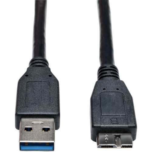 Eaton Tripp Lite Series USB 3.0 SuperSpeed Device Cable (A to Micro-B M/M) Black