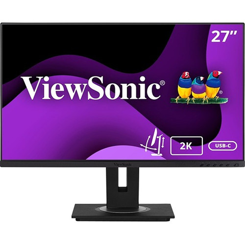 ViewSonic VG2756-2K 27 Inch IPS 1440p Docking Monitor with Integrated USB C, Eth