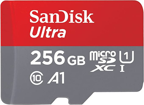 SanDisk Ultra 256 GB Class 10/UHS-I (U1) microSDXC - 120 MB/s Read - 10 Year War