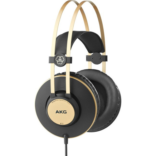 AKG K92 Closed-Back Headphones - Stereo - Wired - 32 Ohm - 16 Hz 22 kHz - Gold P