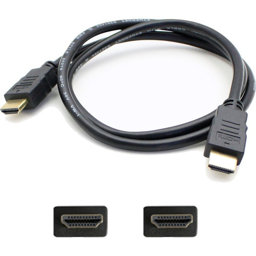 6ft HDMI 1.4 Male to HDMI 1.4 Male Black Cable Which Supports Ethernet For Resol
