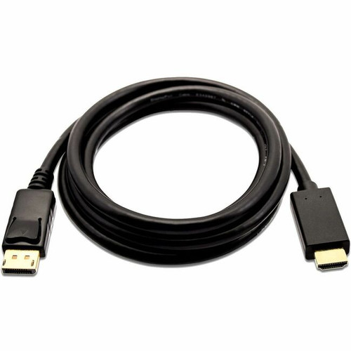 V7 DisplayPort 1.2 Male to HDMI 1.4 Male 21.6 Gbps 4K UHD 2m/6.6ft Black - 6.56