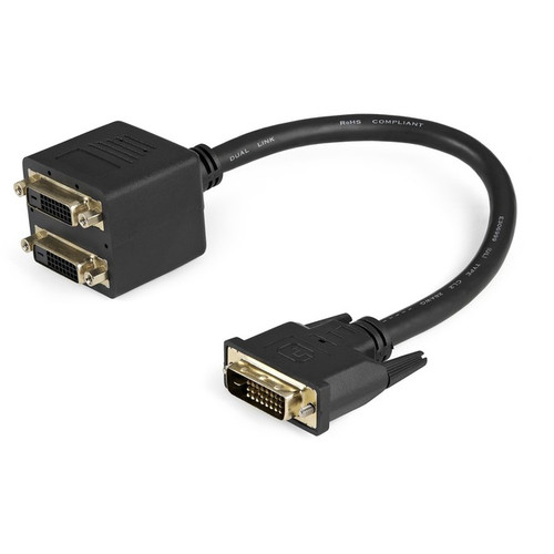 StarTech.com 1 ft DVI-D to 2x DVI-D Digital Video Splitter Cable - M/F - Connect