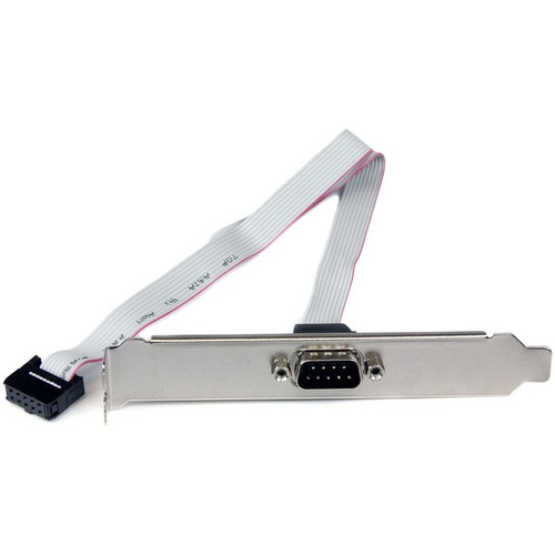 StarTech.com 9-pin Serial to 10-pin Header Slot Plate - Serial panel - DB-9 (M)