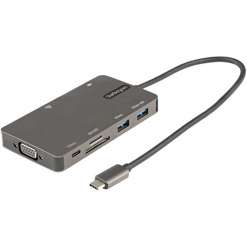 StarTech.com USB C Multiport Adapter, HDMI 4K 30Hz or VGA, 5Gbps USB 3.0 Hub (US