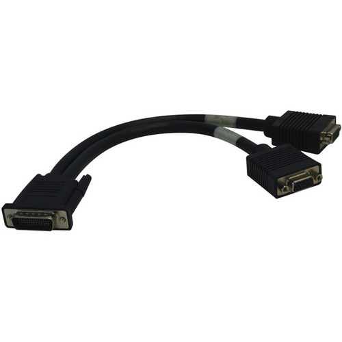 Tripp Lite by Eaton 1ft Digital Media Systems Splitter Cable DMS-59 to 2x VGA-F