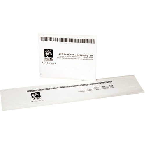 Zebra Cleaning Cards - For Printer Head, Printer Transport Roller, Printer Magne