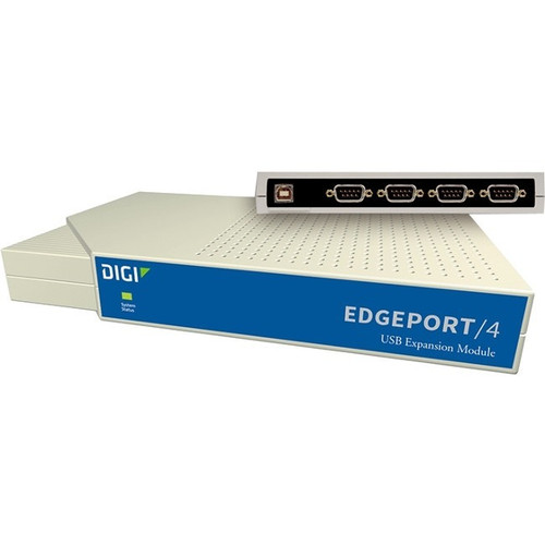 Digi Edgeport/4 Serial Hub - External - USB Type A - Linux, PC - 4 x Number of S