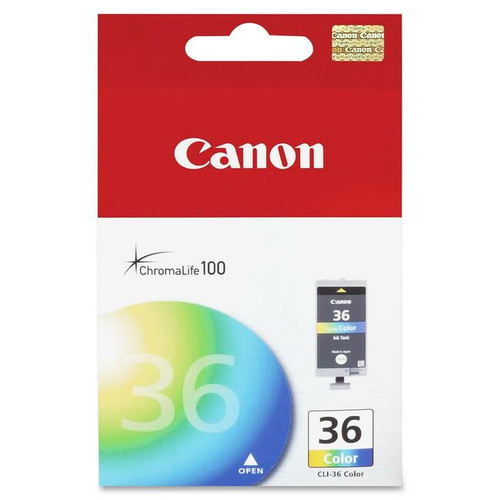 Canon CLI-36 Colored Ink Cartridge - Color - Inkjet - 1 Each