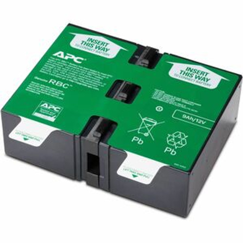 APC by Schneider Electric APCRBC124 UPS Replacement Battery Cartridge # 124 - Le