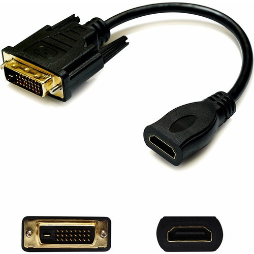 DVI-D Dual Link (24+1 pin) Male to HDMI 1.3 Female Black Adapter For Resolution