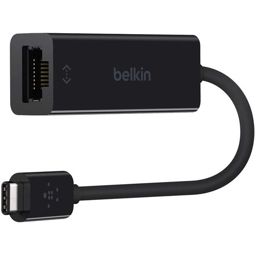 Belkin USB-C to Gigabit Ethernet Adapter - USB 3.1 - 1 Port(s) - 1 - Twisted Pai