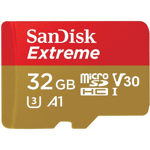 SanDisk Extreme 32 GB UHS-I microSD - 160 MB/s Read - 90 MB/s Write - Lifetime W