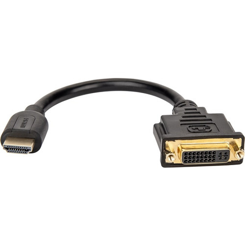 Rocstor Premium 8in HDMI to DVI-D Video Adapter F/M- HDMI Female to DVI Male for