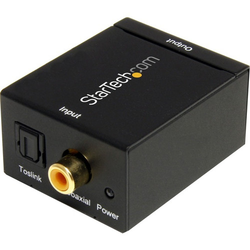 StarTech.com SPDIF Digital Coaxial or Toslink Optical to Stereo RCA Audio Conver